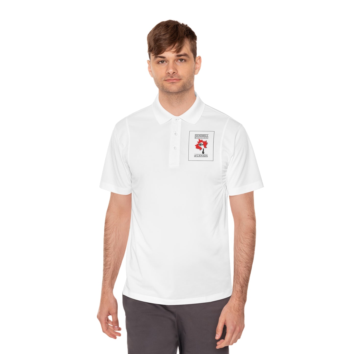 HMC Logo Polo - White