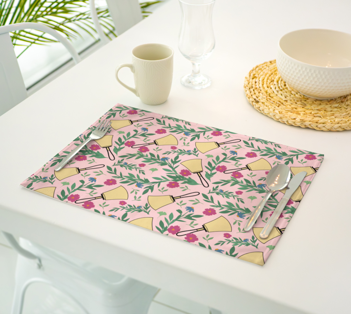 Bell Floral Placemats (single or set of 4)