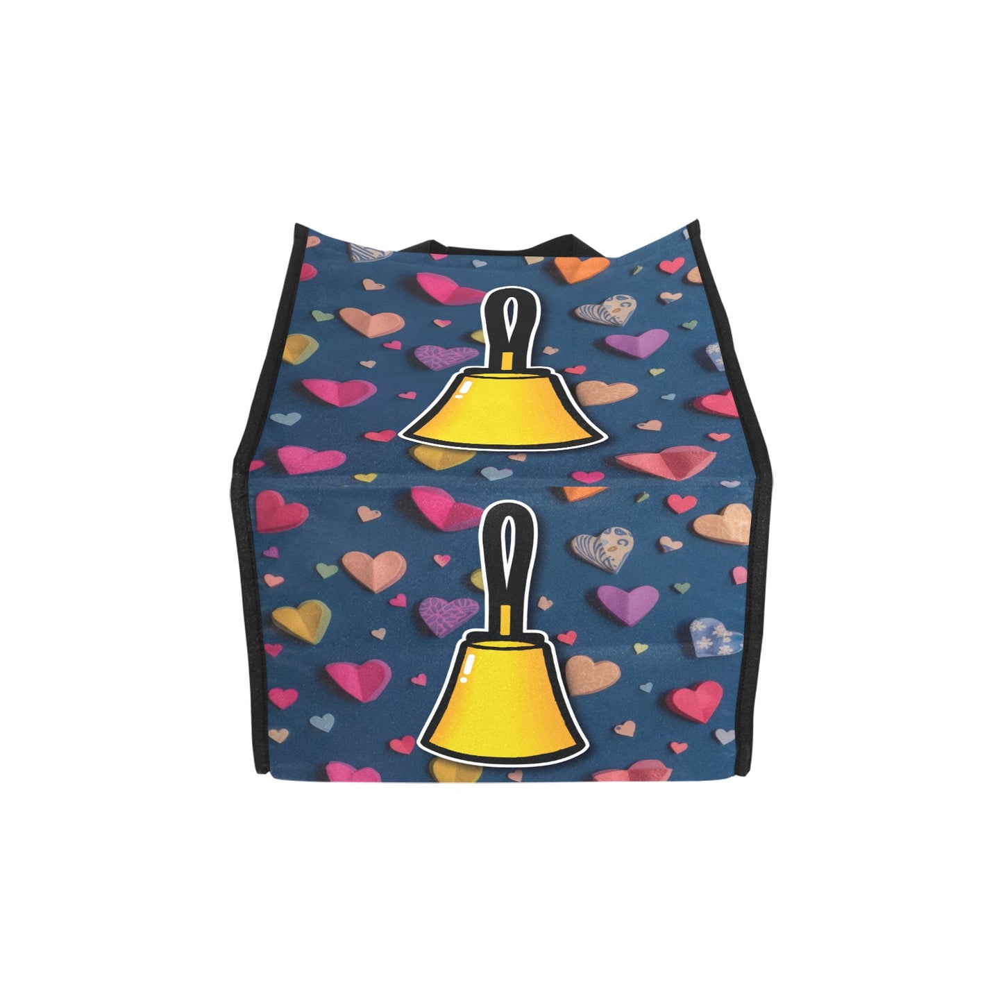 Handbell & Hearts Picnic Tote Bag