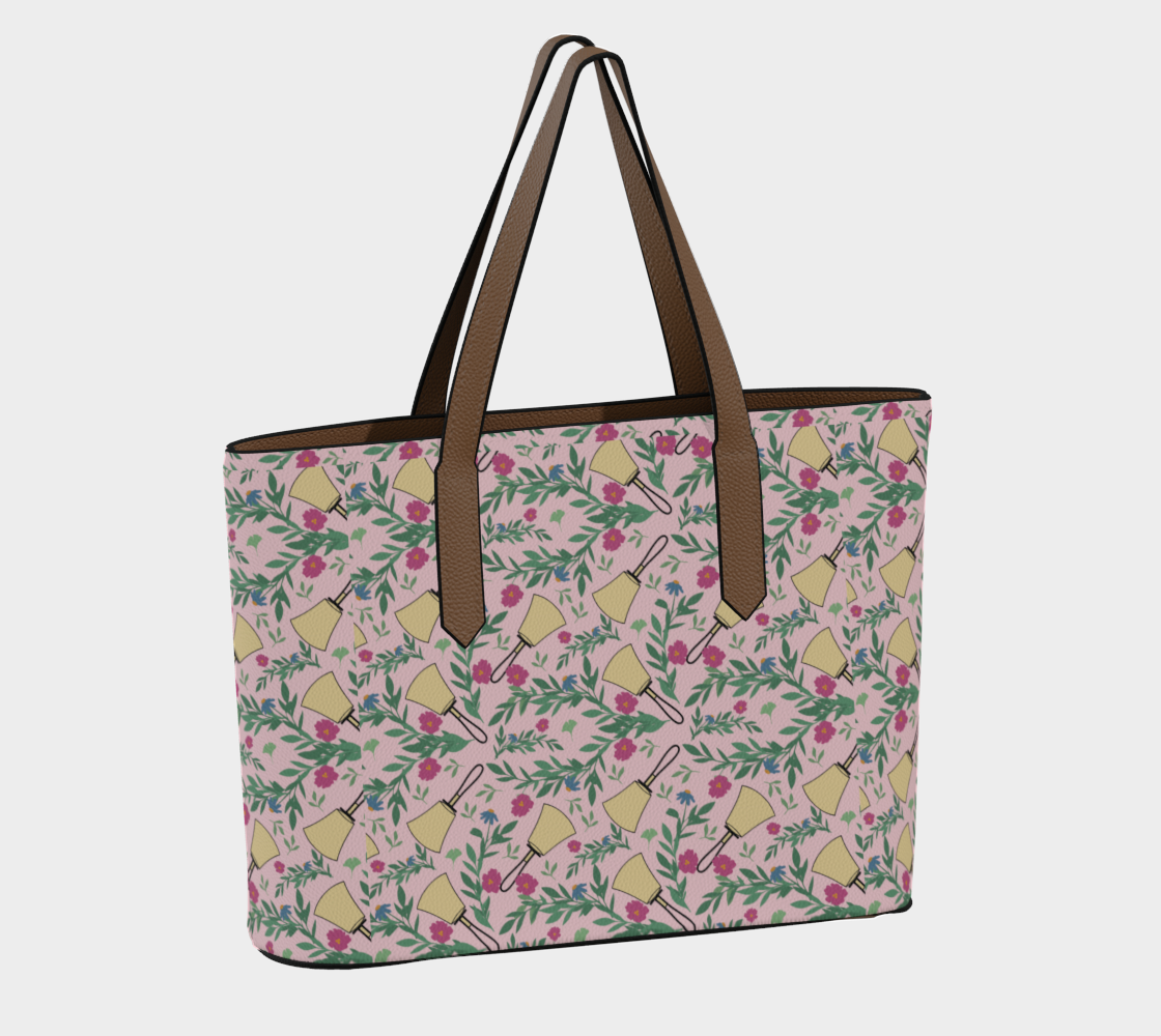 Handbell Floral Vegan Leather Tote Bag (2025-03-07, 8:37 a.m.)