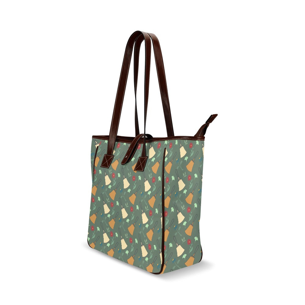 Bell Floral Deep Green Classic Tote Bag