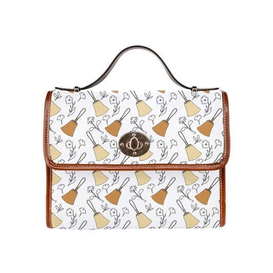 Bell Floral Waterproof Canvas Bag-Brown