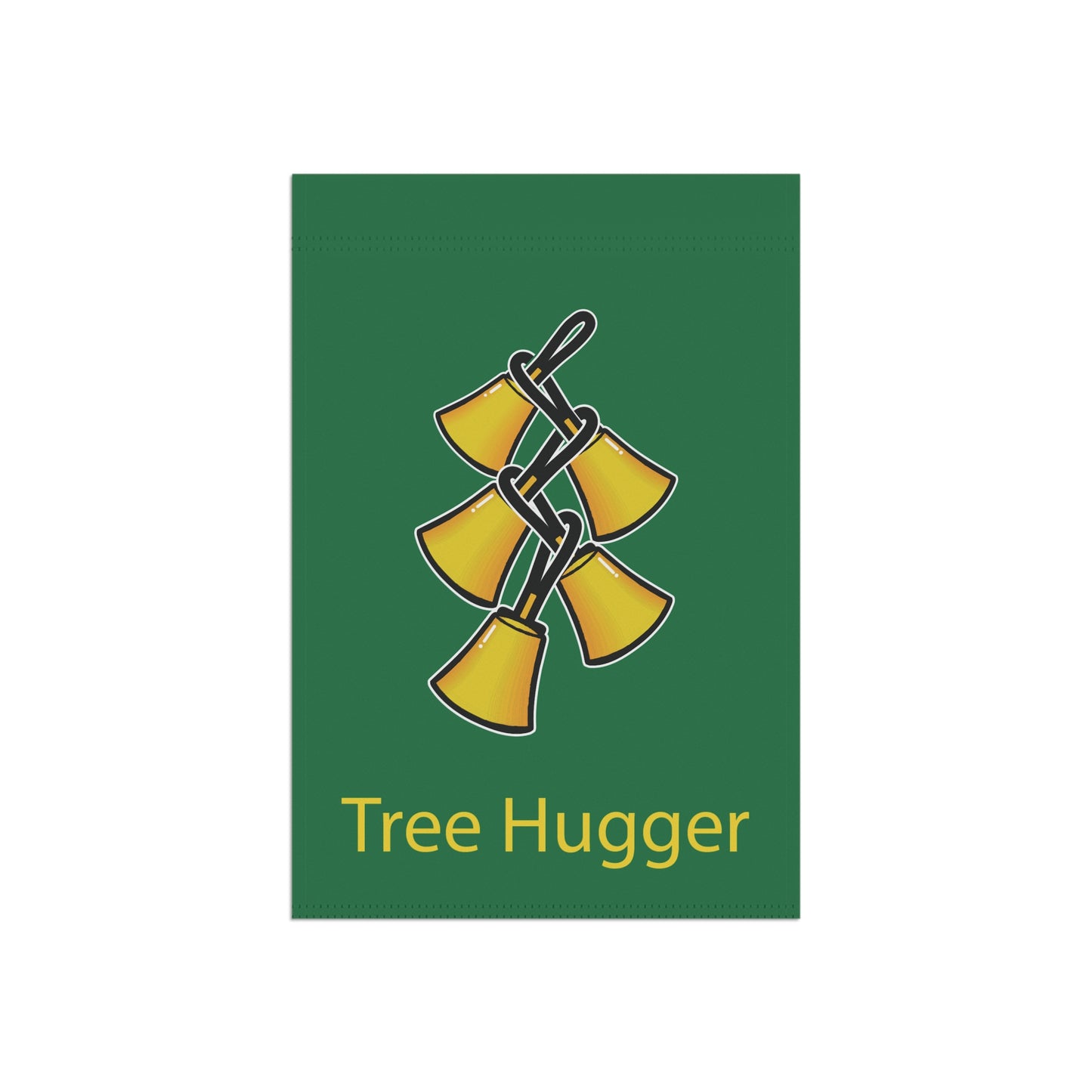 Garden & House Bell Tree Banner, Tree Hugger Banner, Outdoor Decor, Gardening Gift, Eco-Friendly Wall Flag, Tree Lover Decor