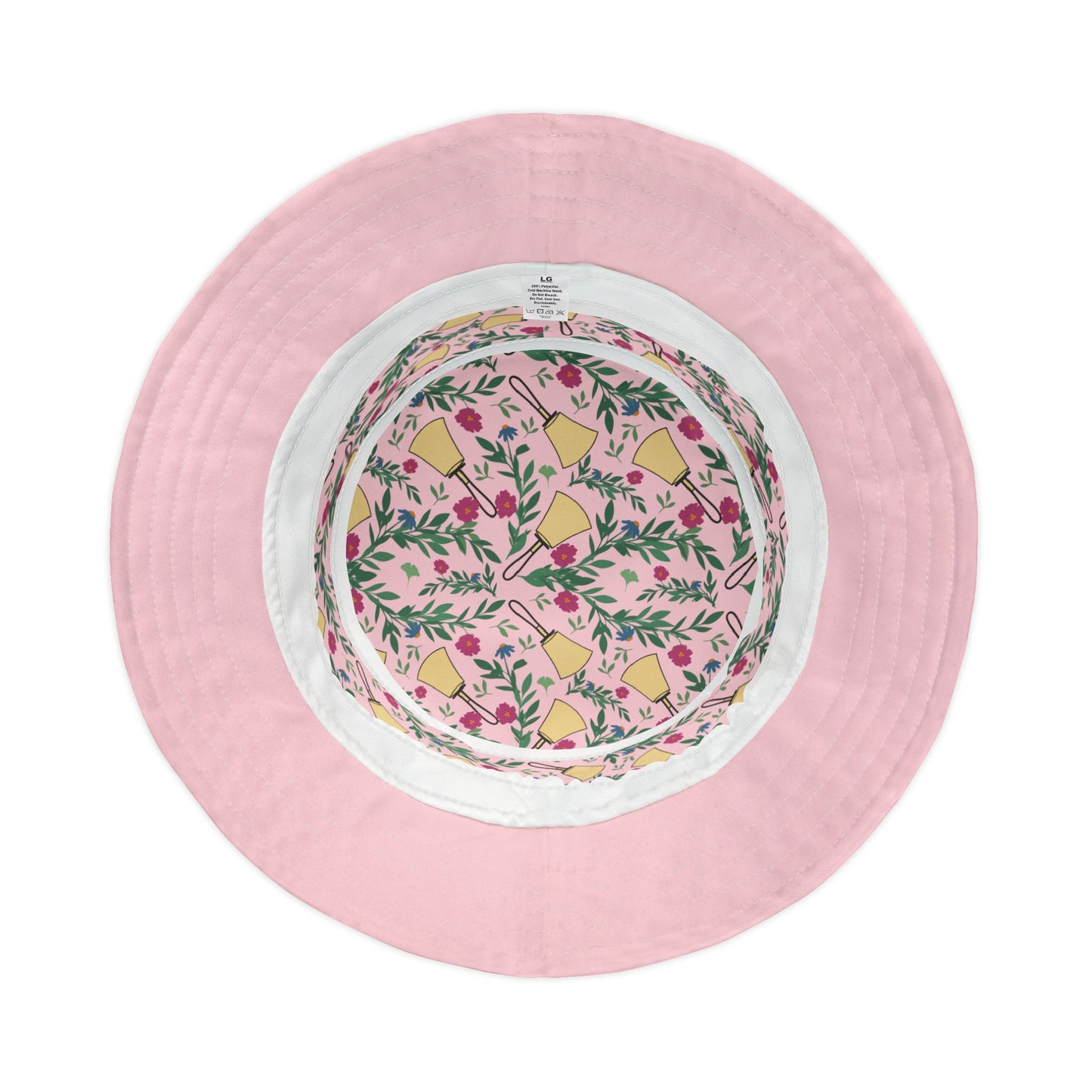 Handbell Floral Patterned Bucket Hat for Summer Adventures