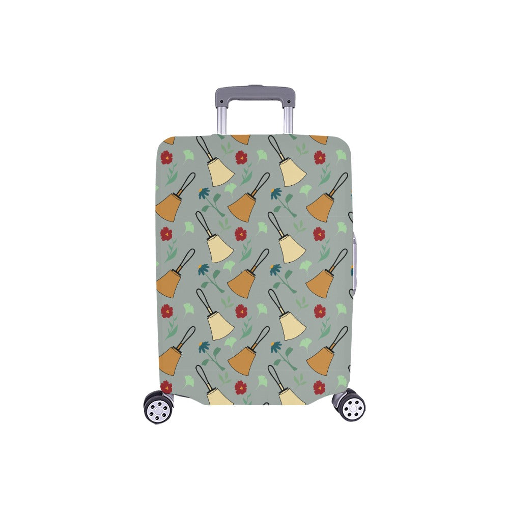 Bell Floral Light Blue Luggage Cover (18"-21") (Small)