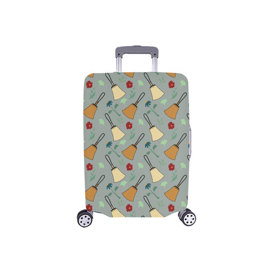Bell Floral Light Blue Luggage Cover (18"-21") (Small)