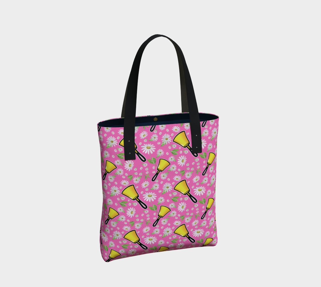 Handbells & Daisies Tote