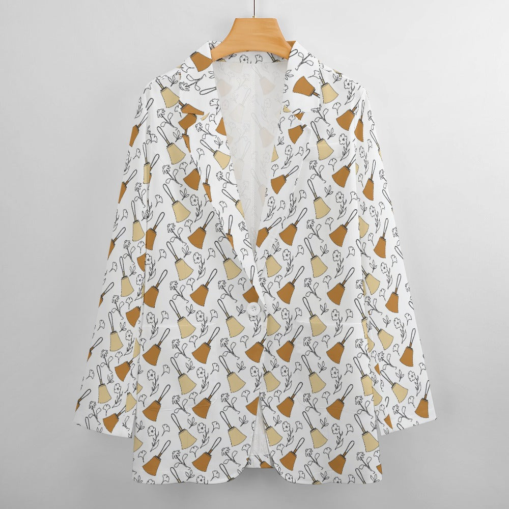 Women's Bell Floral Black & White Casual Suit