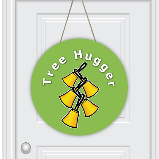 Tree Hugger Belltree Door Hanger