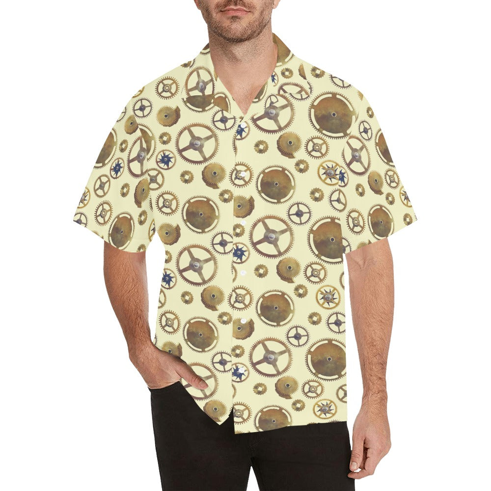 Men's Clock Gear All Over Print Hawaiian Shirt