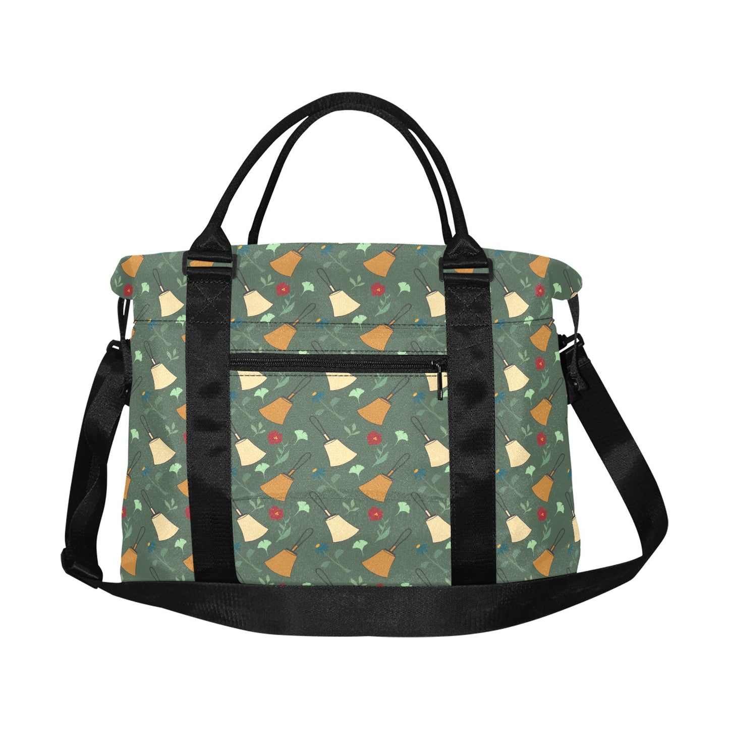 Green Bell Floral Duffle Bag(Model1715)