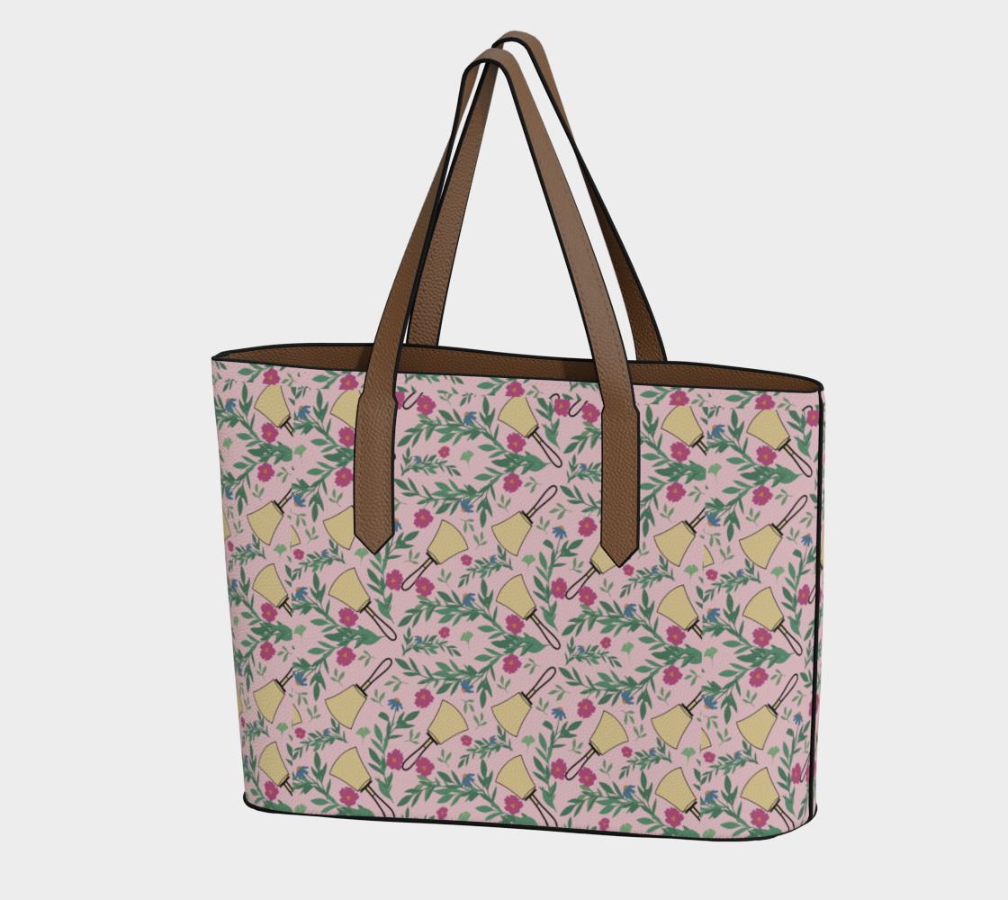 Handbell Floral Vegan Leather Tote Bag (2025-03-07, 8:37 a.m.)
