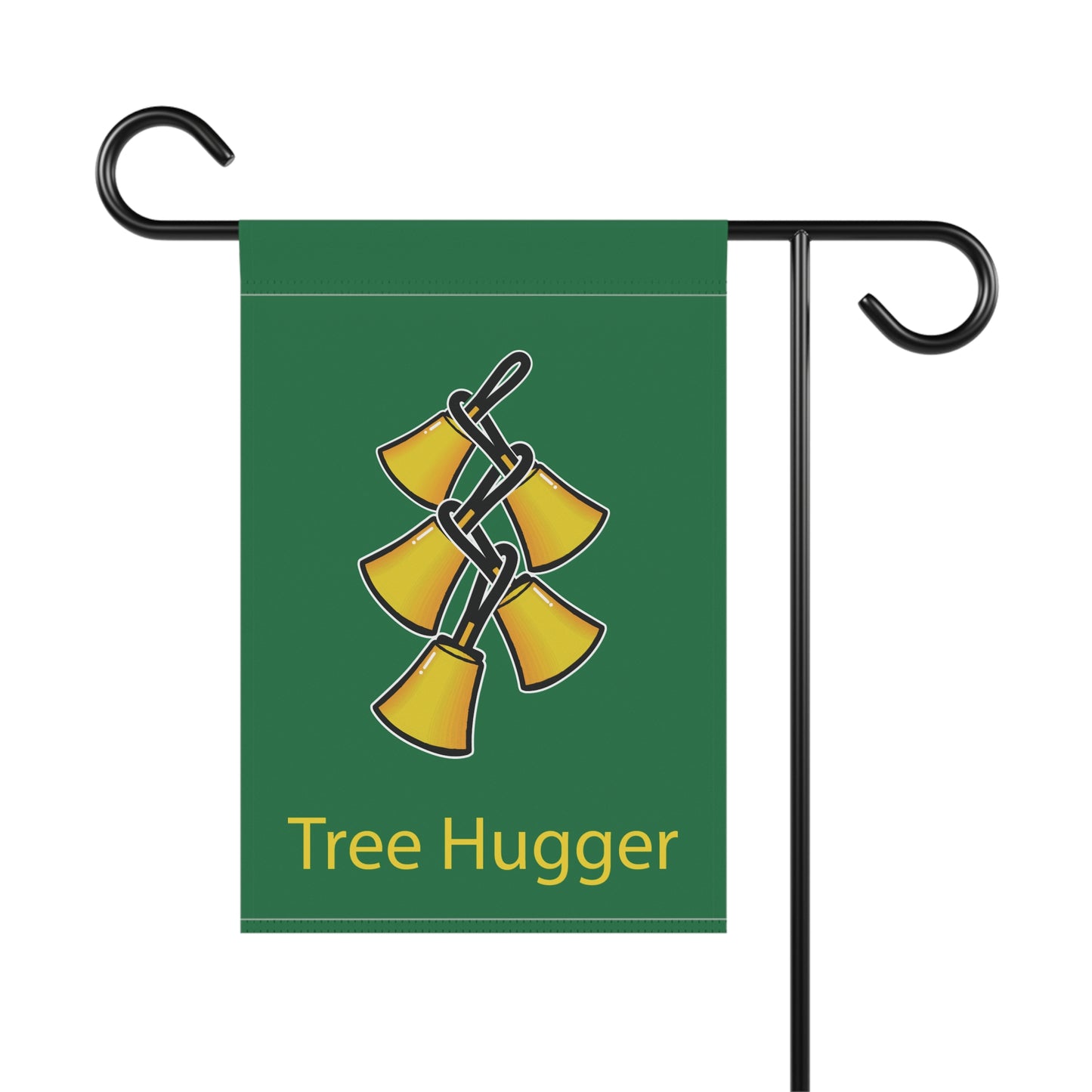Garden & House Bell Tree Banner, Tree Hugger Banner, Outdoor Decor, Gardening Gift, Eco-Friendly Wall Flag, Tree Lover Decor