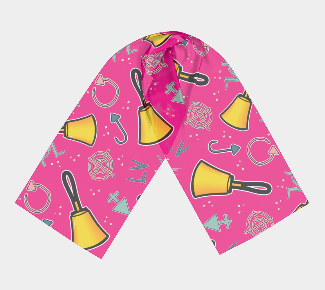 Cartoon Handbell Modal Scarf