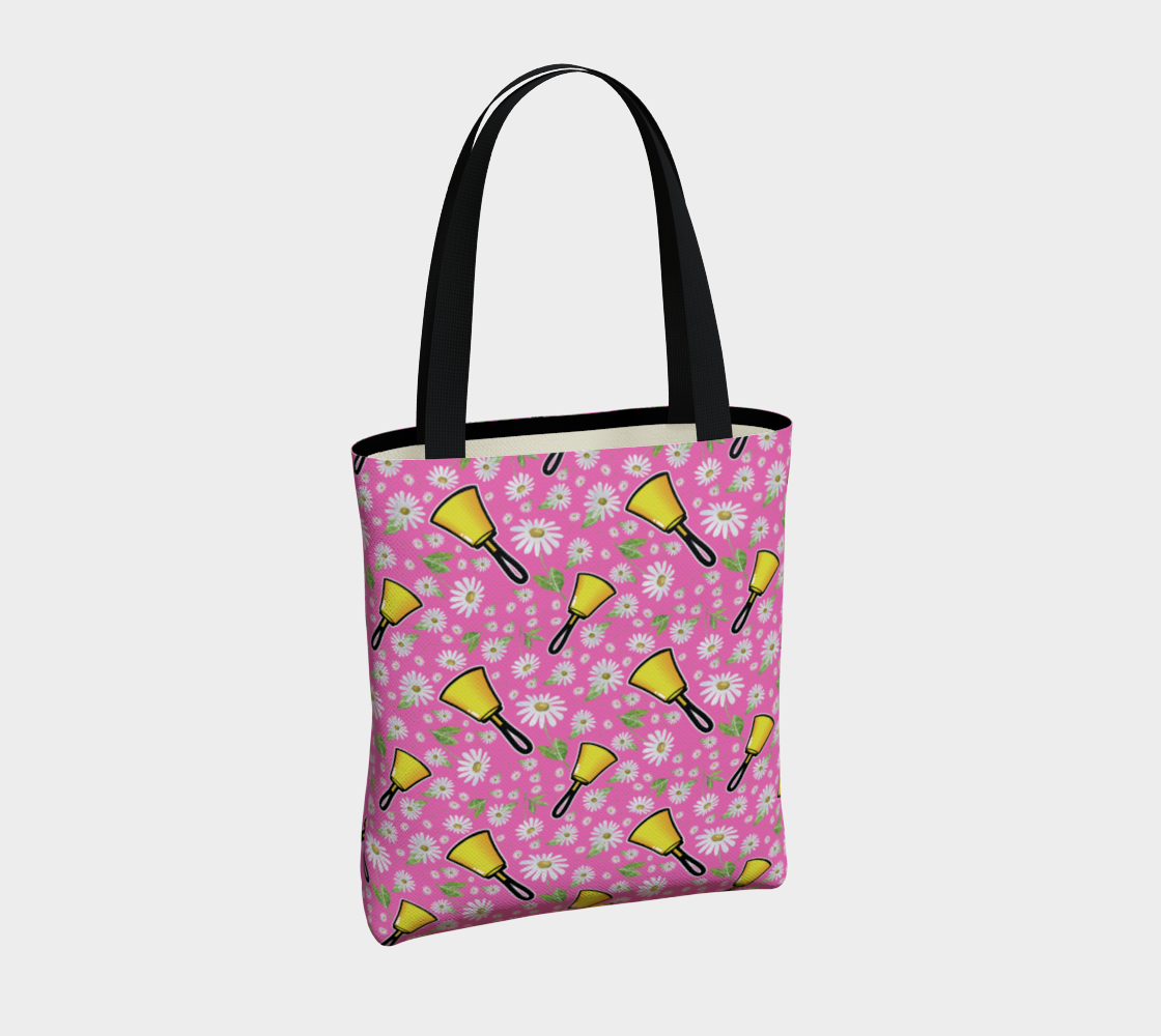 Handbells & Daisies Tote