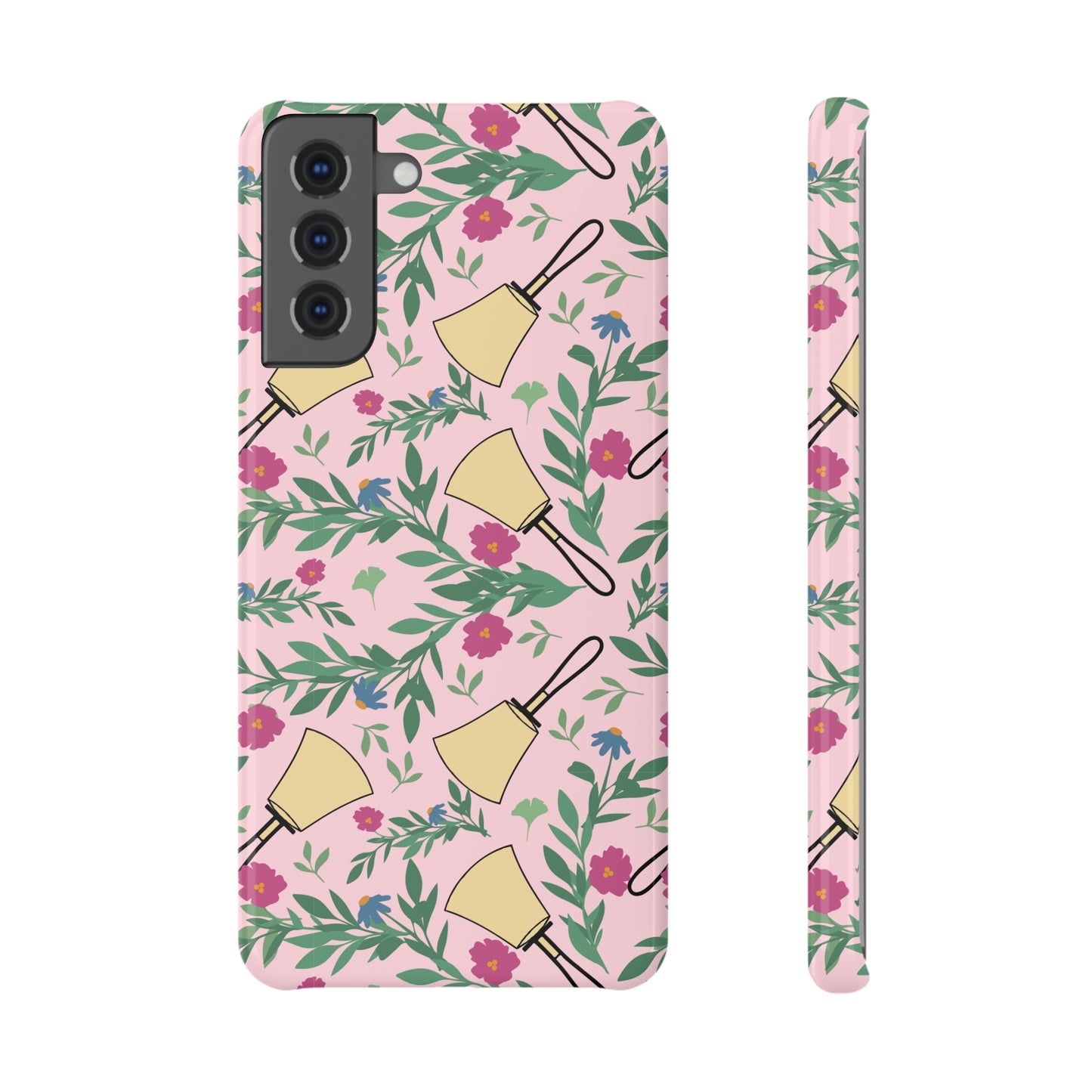 Handbell Floral Slim Snap Case Samsung S21 - Vibrant Floral Design for Phone Protection