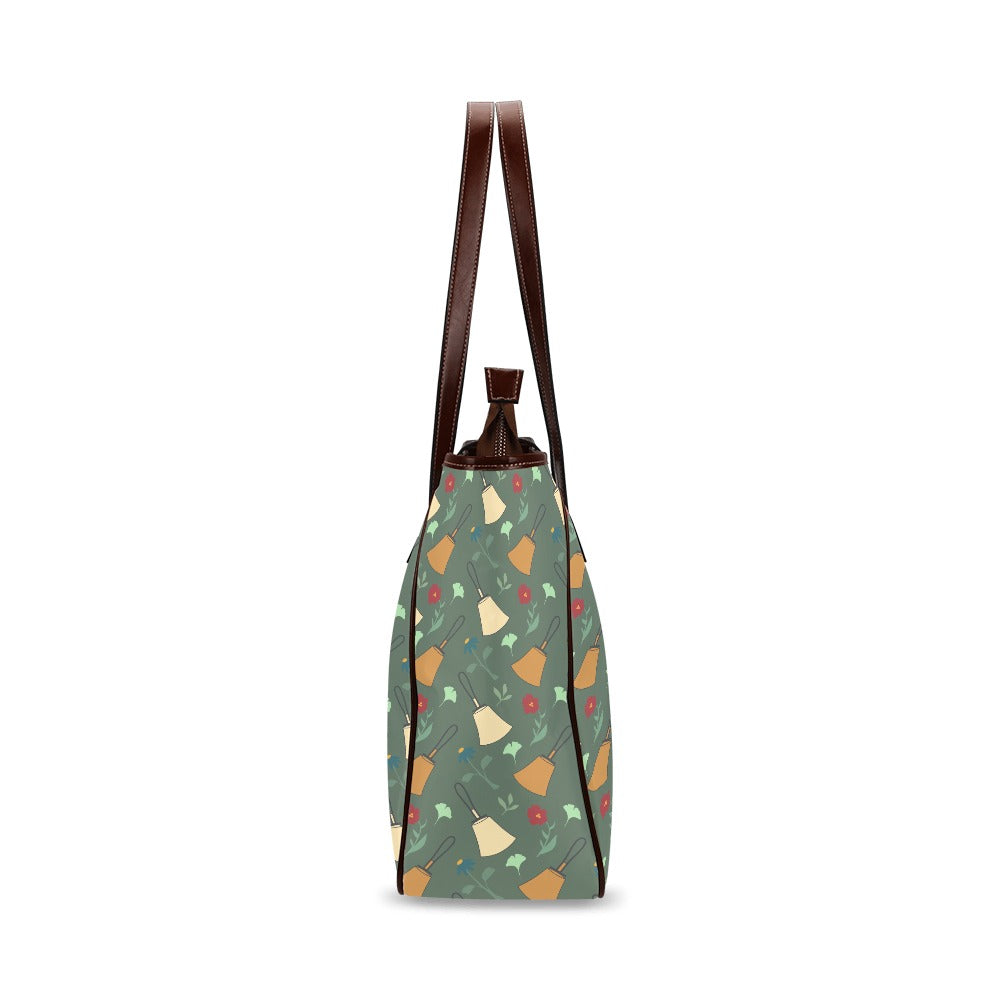 Bell Floral Deep Green Classic Tote Bag