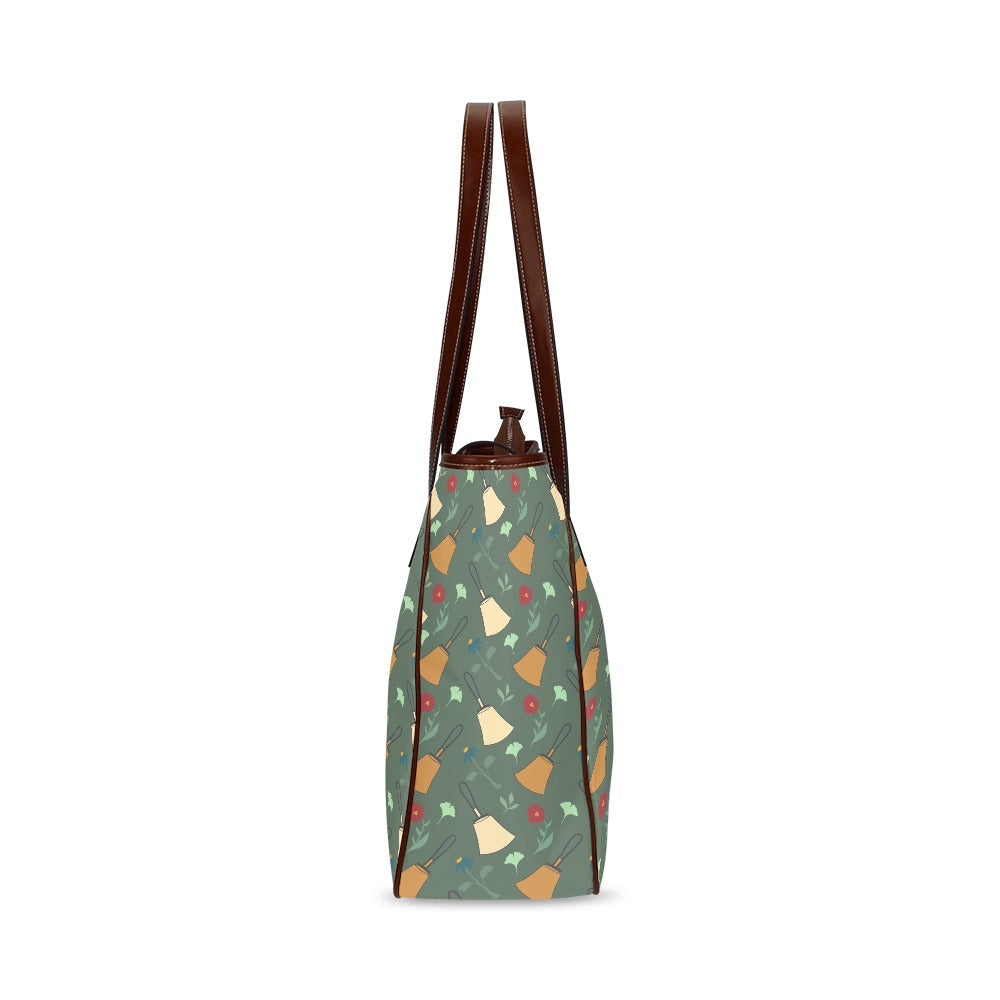 Bell Floral Deep Green Classic Tote Bag