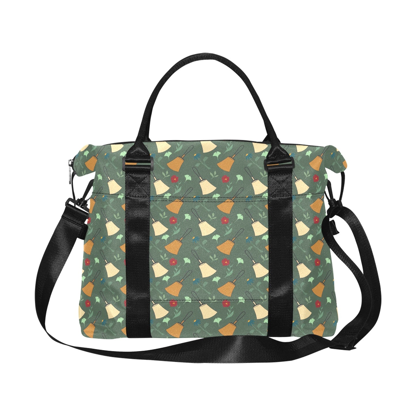 Green Bell Floral Duffle Bag(Model1715)
