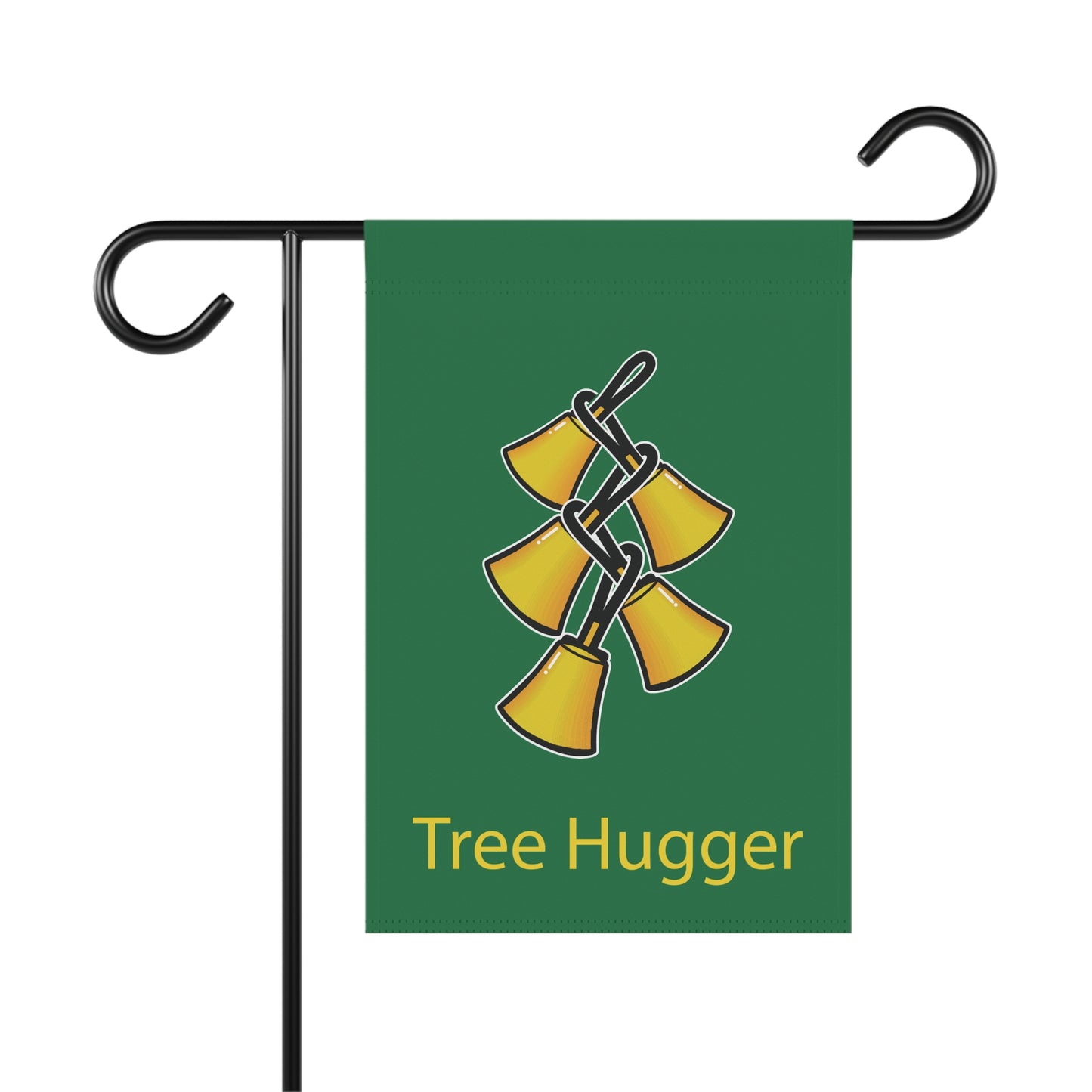 Garden & House Bell Tree Banner, Tree Hugger Banner, Outdoor Decor, Gardening Gift, Eco-Friendly Wall Flag, Tree Lover Decor