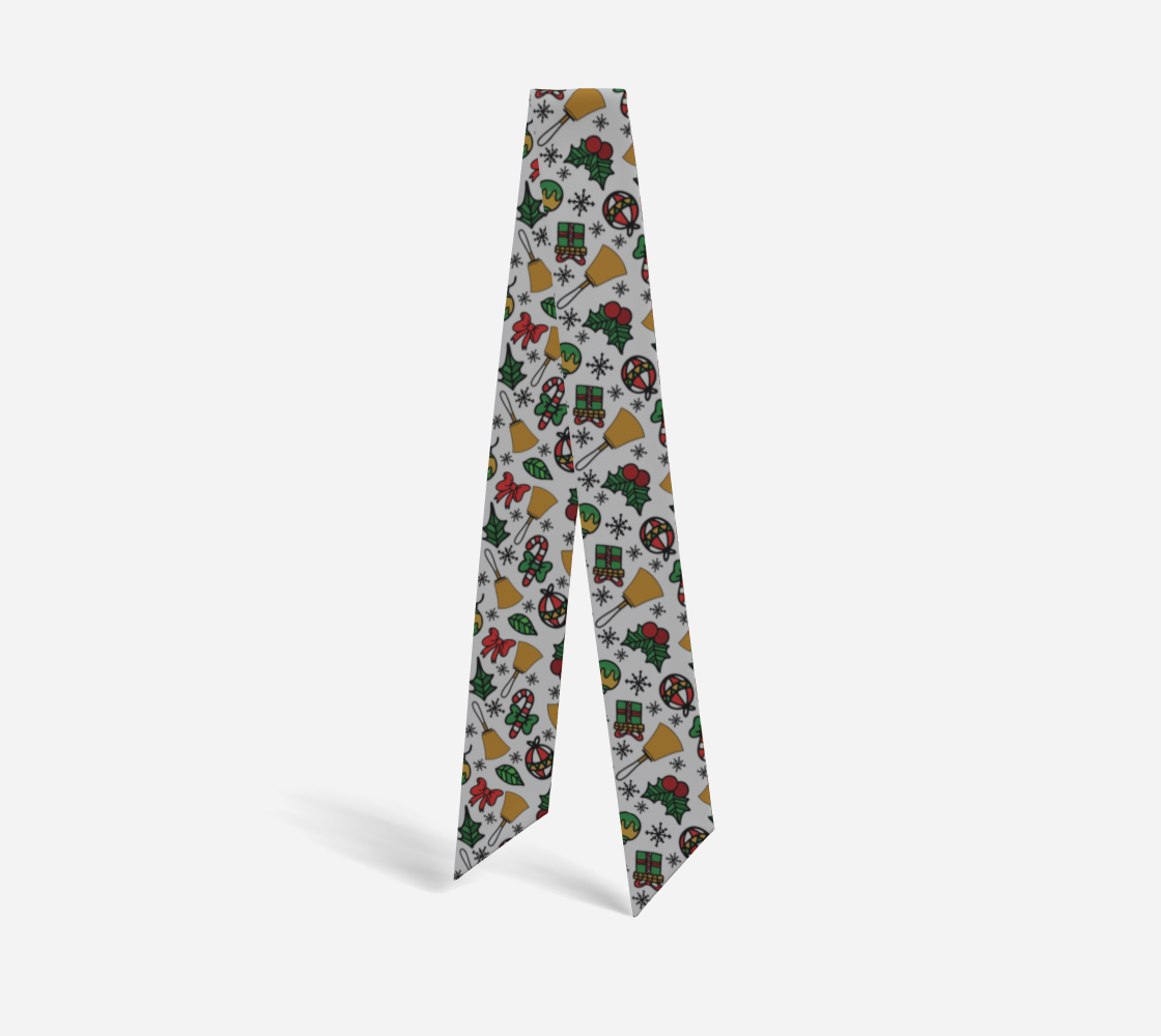 Christmas Bells Mini Scarf