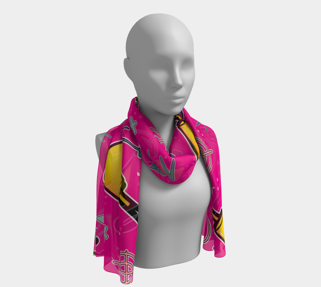 Cartoon Handbell Modal Scarf