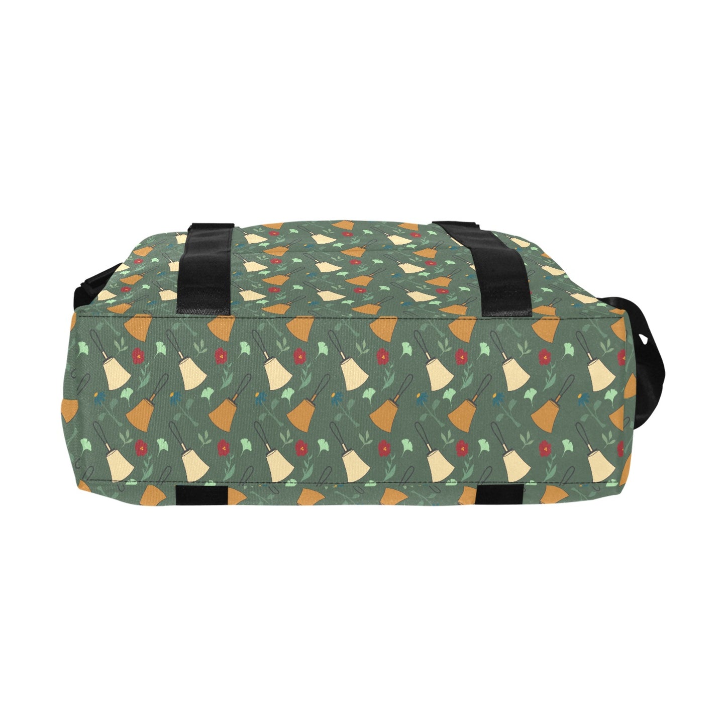 Green Bell Floral Duffle Bag(Model1715)