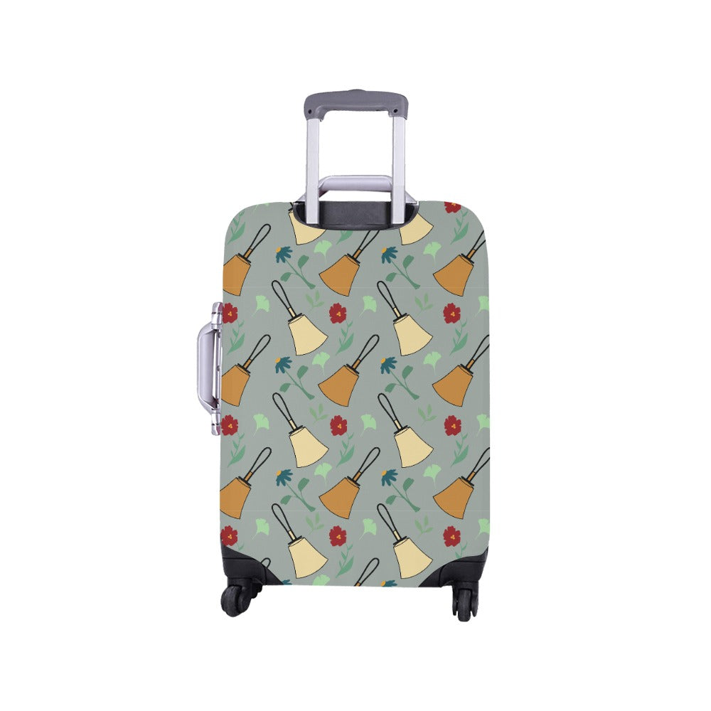 Bell Floral Light Blue Luggage Cover (18"-21") (Small)
