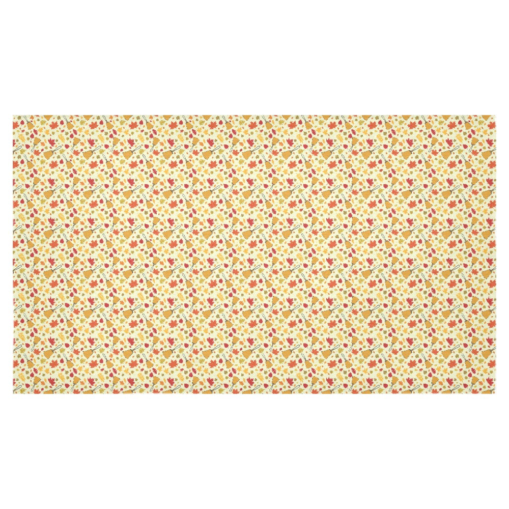 Handbell Falling Leaves Tablecloth 104"x 60"