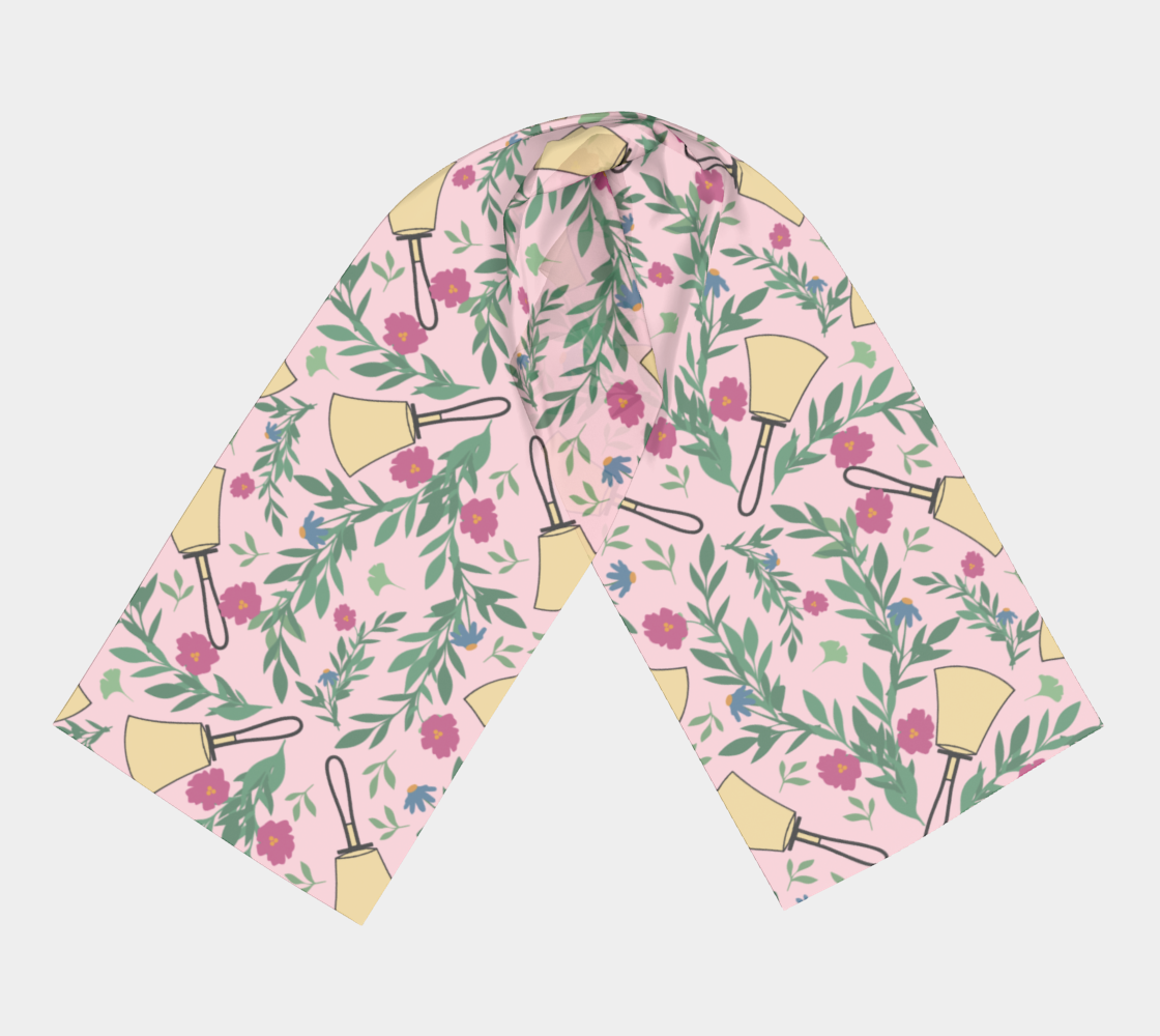 Bell Floral Random Silk Scarf