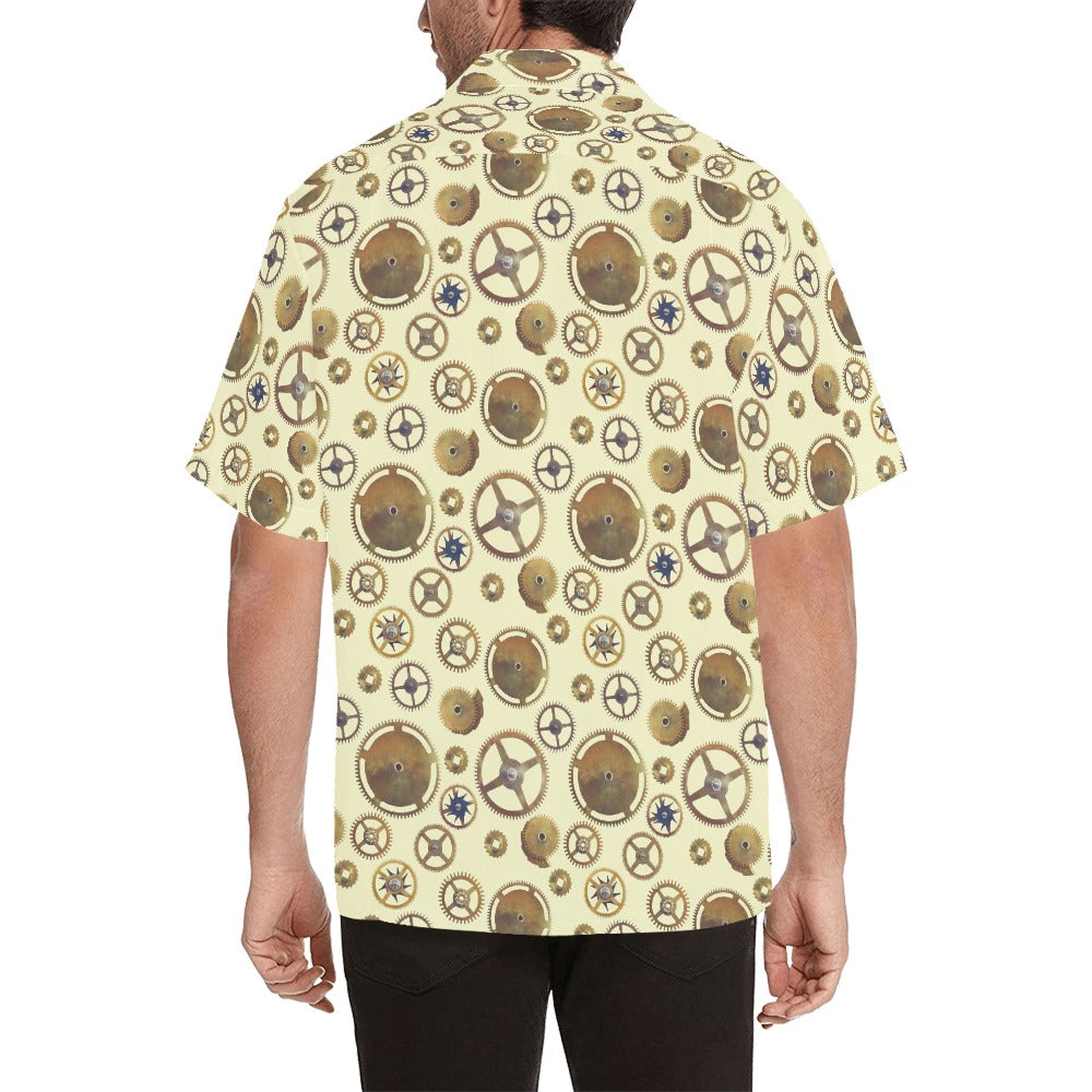 Men's Clock Gear All Over Print Hawaiian Shirt