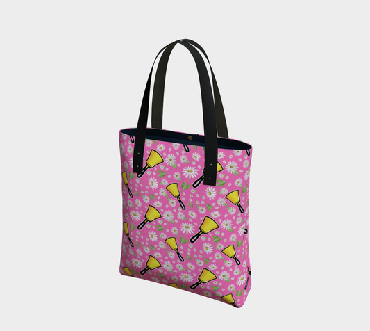 Handbells & Daisies Tote