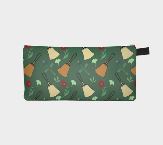 Bell Floral Deep Green Pencil Case