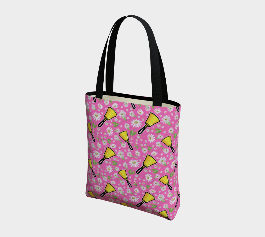 Handbells & Daisies Tote