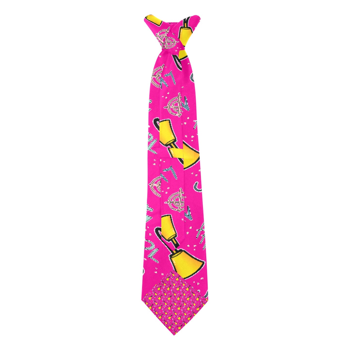 Cartoon Handbell Necktie
