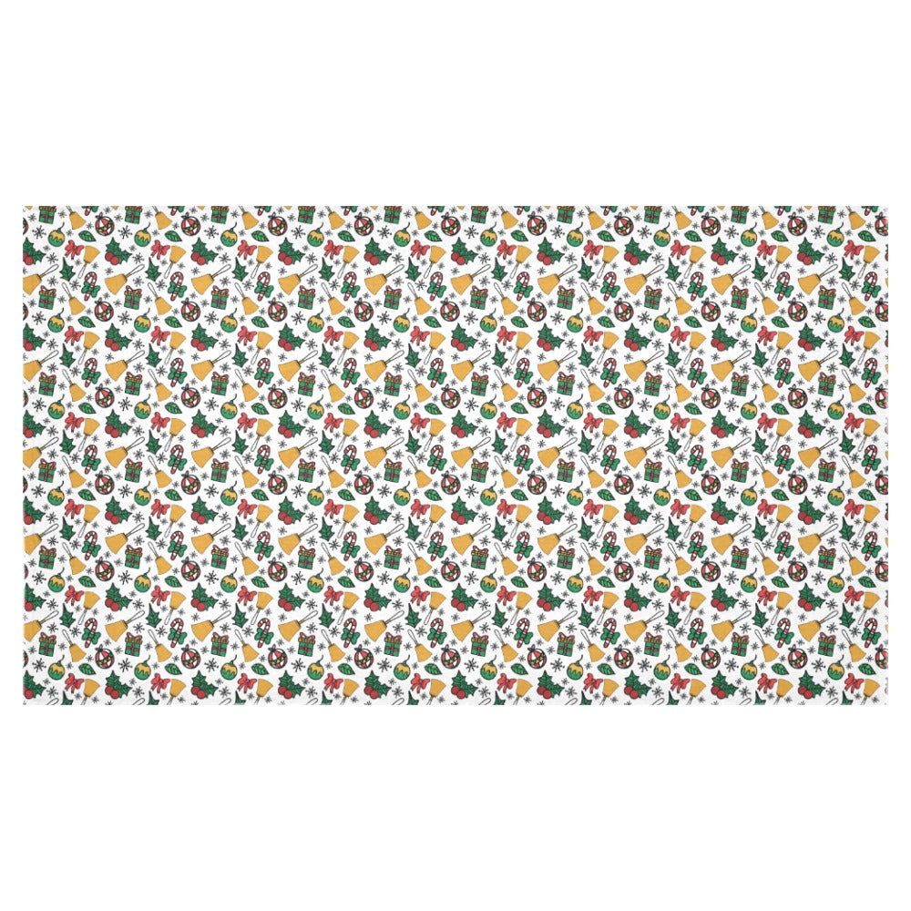 Handbell Christmas Tablecloth 104"x 60"