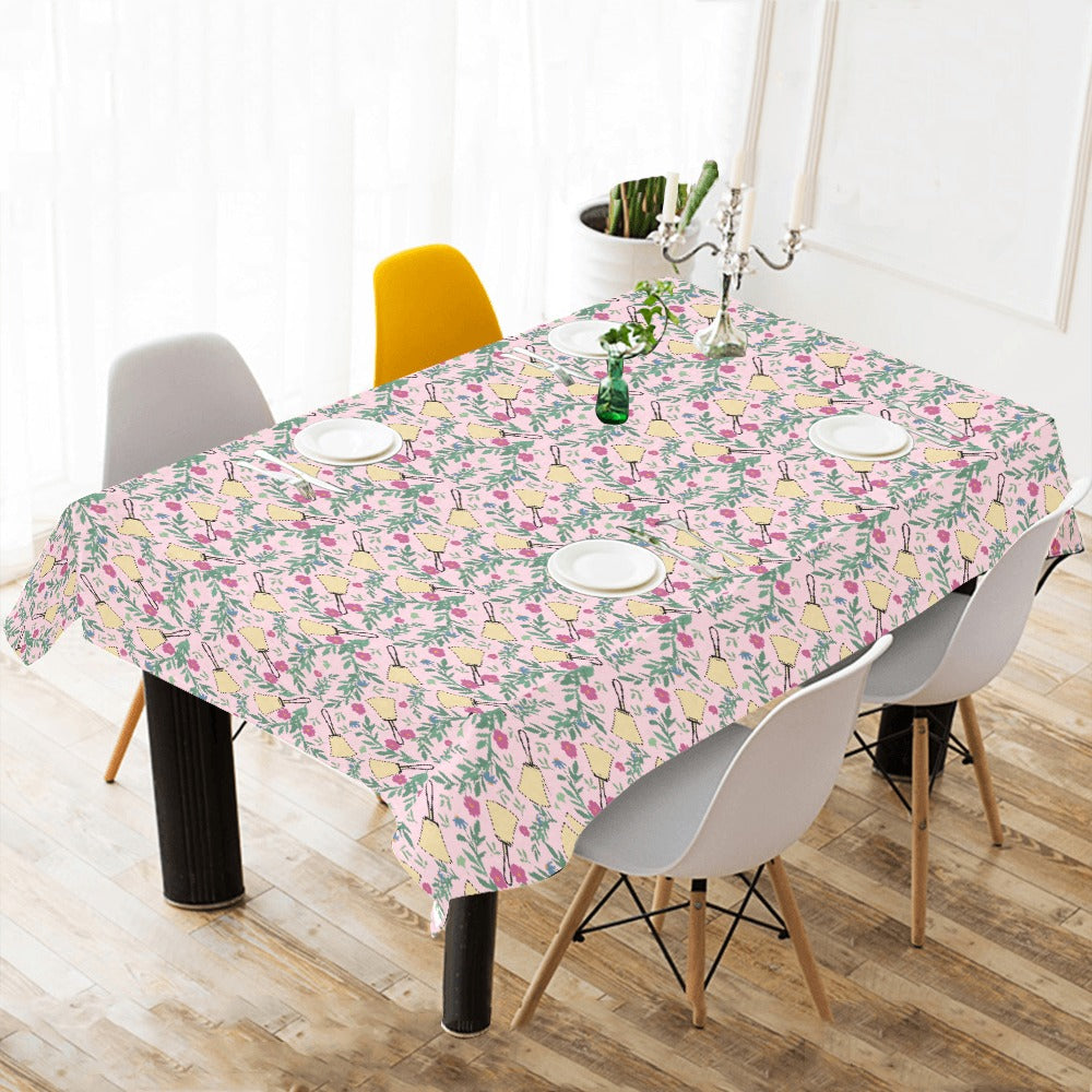 Floral Bell Random Tablecloth 104"x 60"