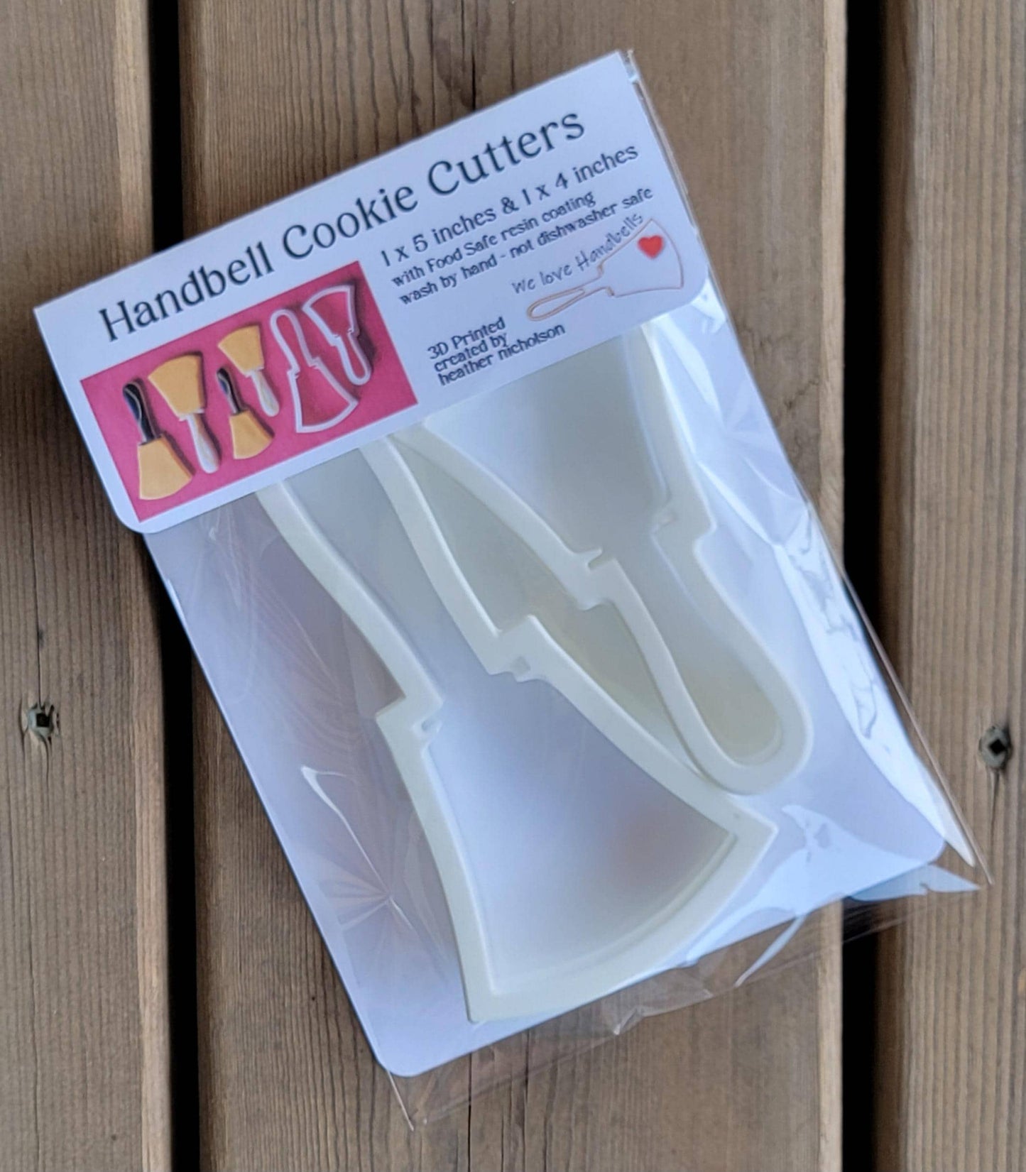 English Handbell Cookie Cutter Set - 4 inch & 5 inch